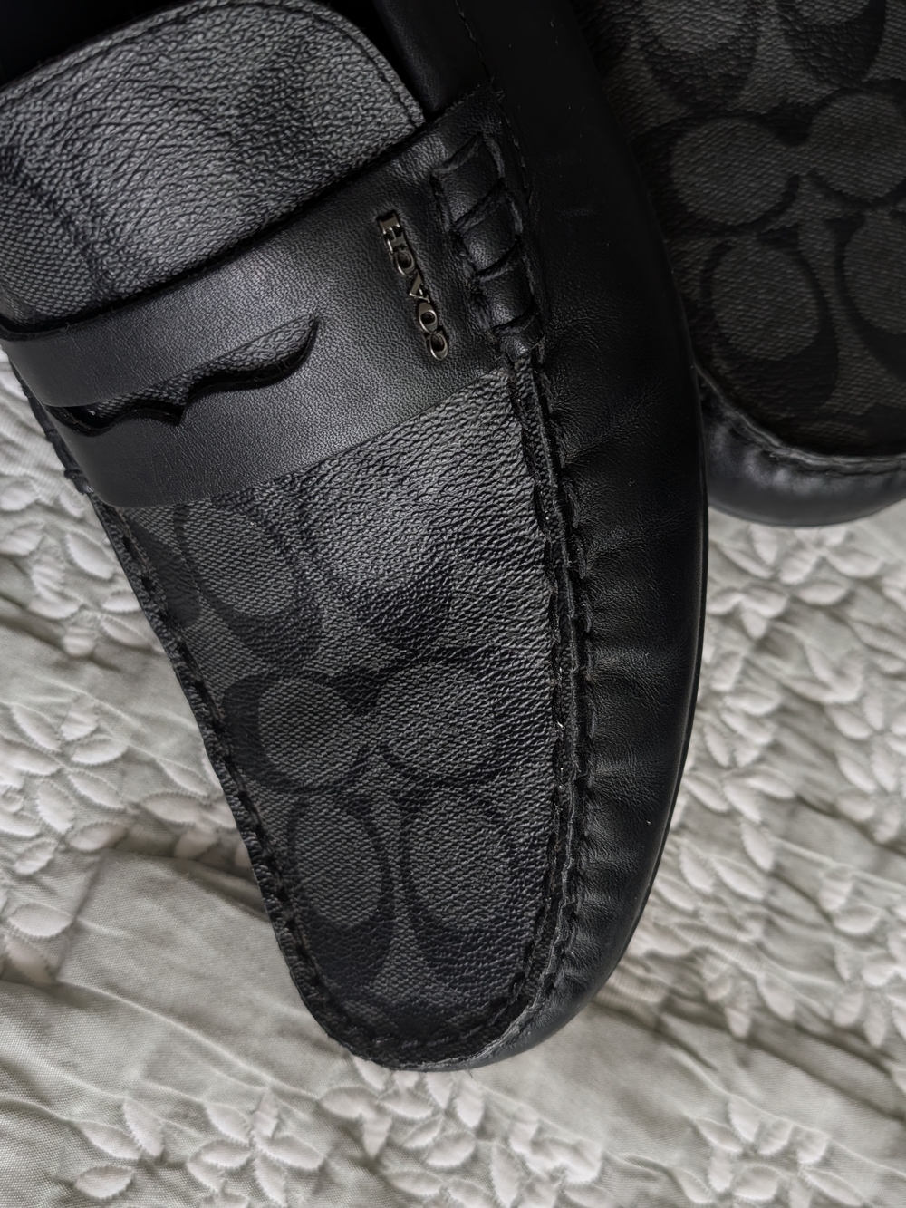 ORIGINAL Coach Men’s Black Mott Driver Sig   style FG2983 - Picture 11 of 14